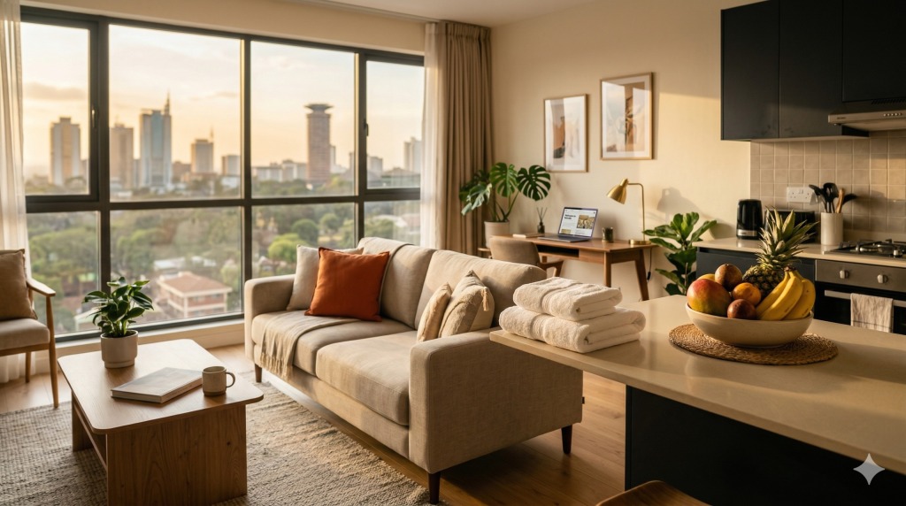 airbnb hosting Kenya 2026 guide furnished Nairobi apartment Trubay Stayz
